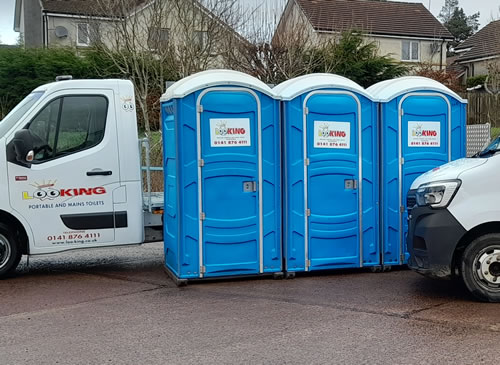 Portable chemical toilets & loos for hire Scotland Glasgow Edinburgh